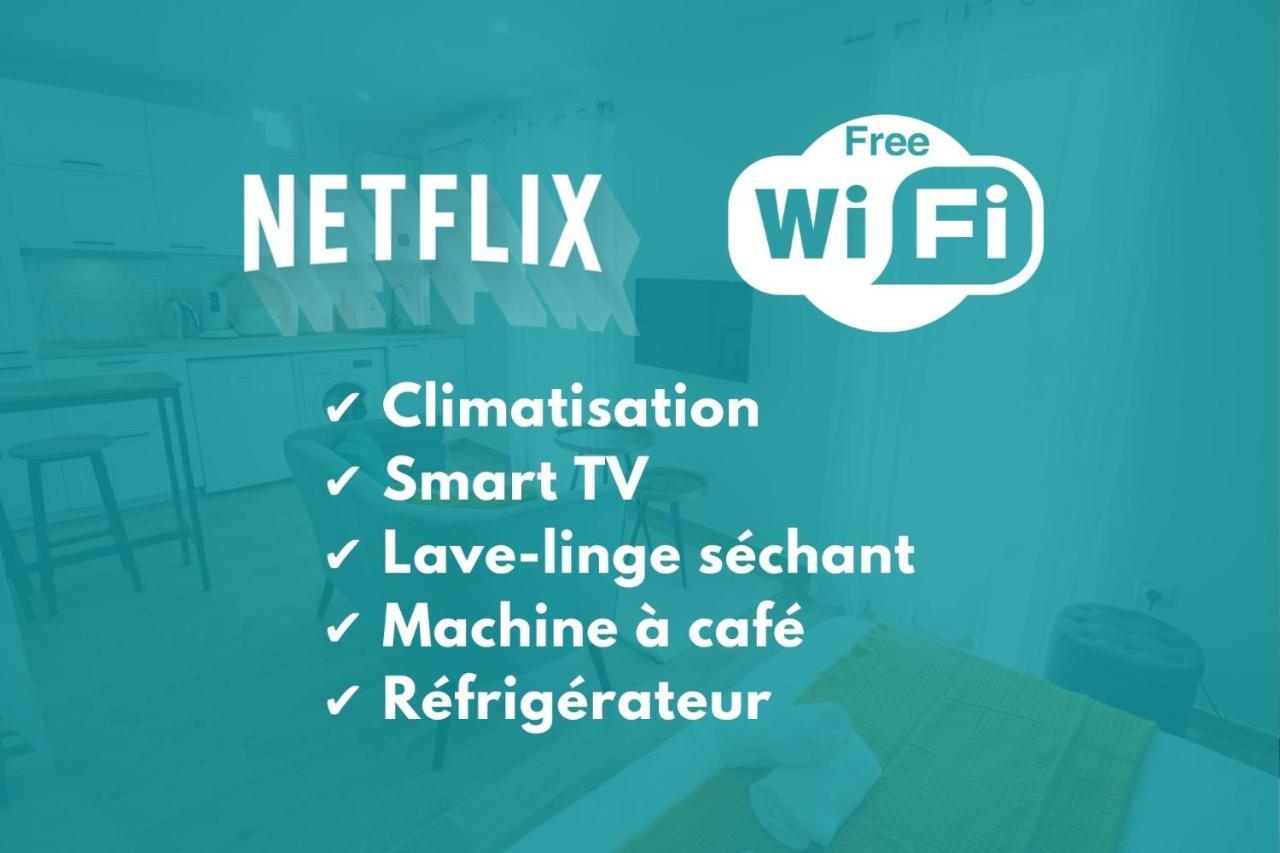 Joli Studio Climatise 'Alma 4' - Coeur De Beziers - Wifi Fibre - Netflix 外观 照片