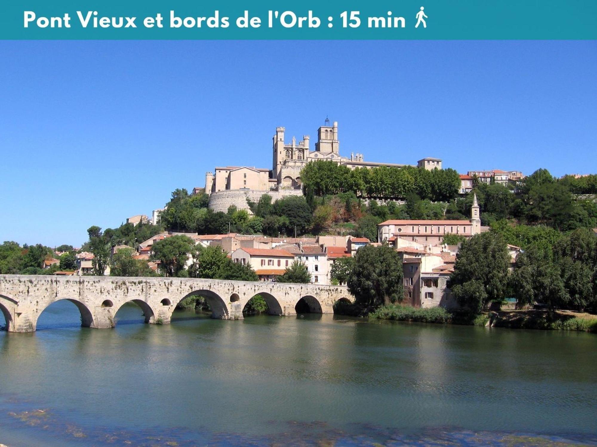 Joli Studio Climatise 'Alma 4' - Coeur De Beziers - Wifi Fibre - Netflix 外观 照片
